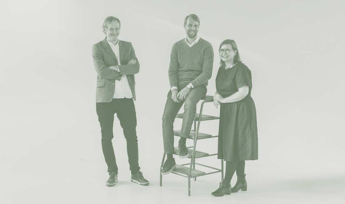 Osakkaat Pauli Siponen, Niilo Ikonen ja Laura Karhunen